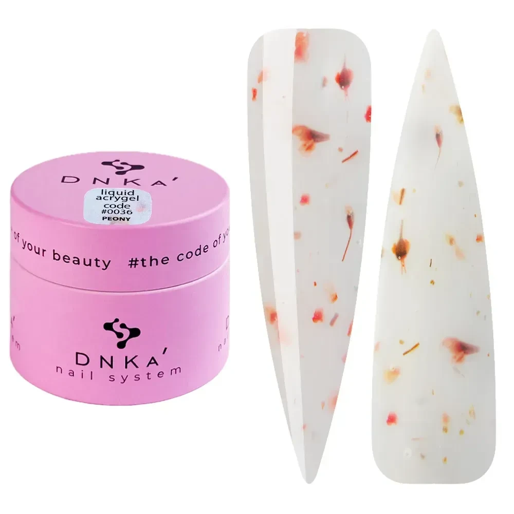 Рідкий акригель Dnka Liquid Acrygel #0036 Peony, 15 мл