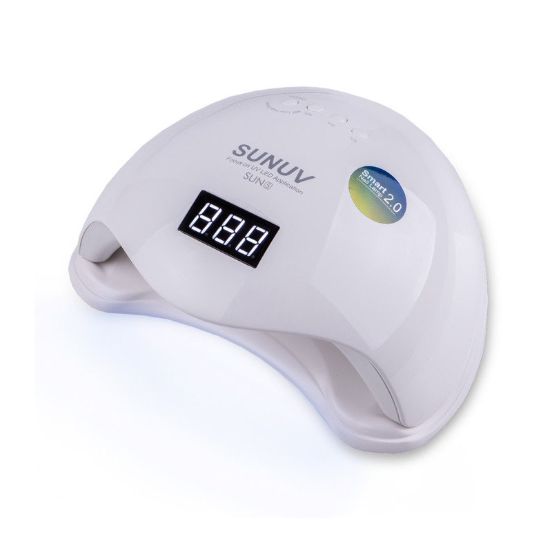 Лампа для манікюру LED+UV SUNUV SUN 5 48W (Оригінал) Гарантія 1 рік