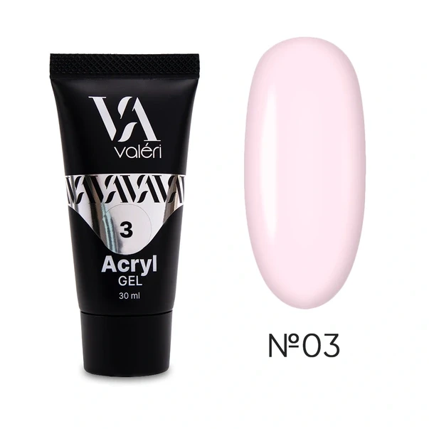 Акригель від Valeri №3 Milky Pink молочно-рожевий, 30 мл