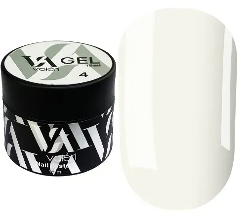 Гель для нарощення Valeri Builder Gel №04 Milk, 15 мл