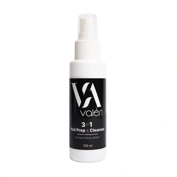 Знежирювач та клінсер для нігтів Valeri Nail Prep&Cleanser 3в1, 100 мл