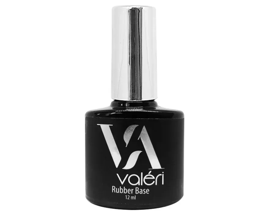 Каучукова база для нігтів Valeri Rubber base прозора, 12 мл