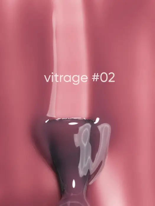 Вітражний гель-лак для нігтів Dark Gel Polish Vitrage 02, 6 мл