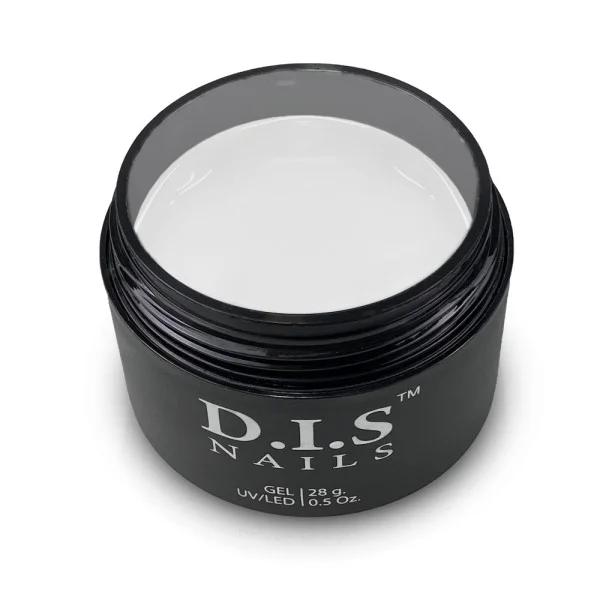 Гель для нарощування D.I.S Hard Milky White, 28 грам