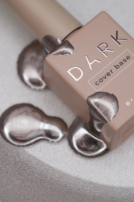 Гель-фарба Dark для дизайну Rose gold metal gel paint метал ріже золото, 5 грамів