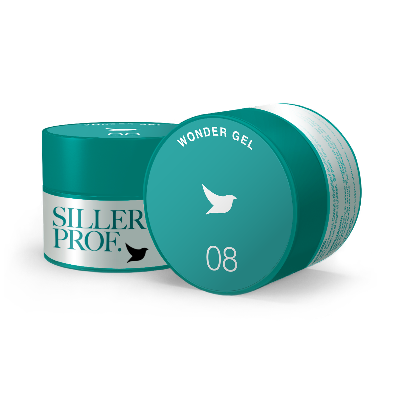 Гель для нарощування Siller Wonder Gel №8 Pure White біліший білого, 30 мл